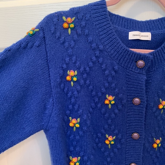 Vintage style crochet cardigan (size: S) - Picture 9 of 10